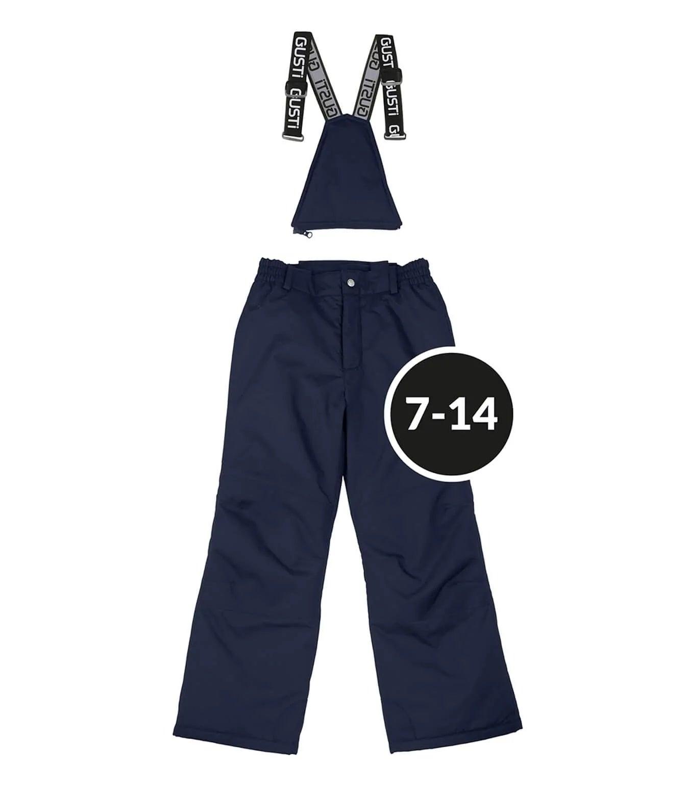 Gusti Miles Waterproof Snow Suit for Kids - Blue | Winter Outdoor Play, Skiing & Snowboarding Gear for Boys & Girls