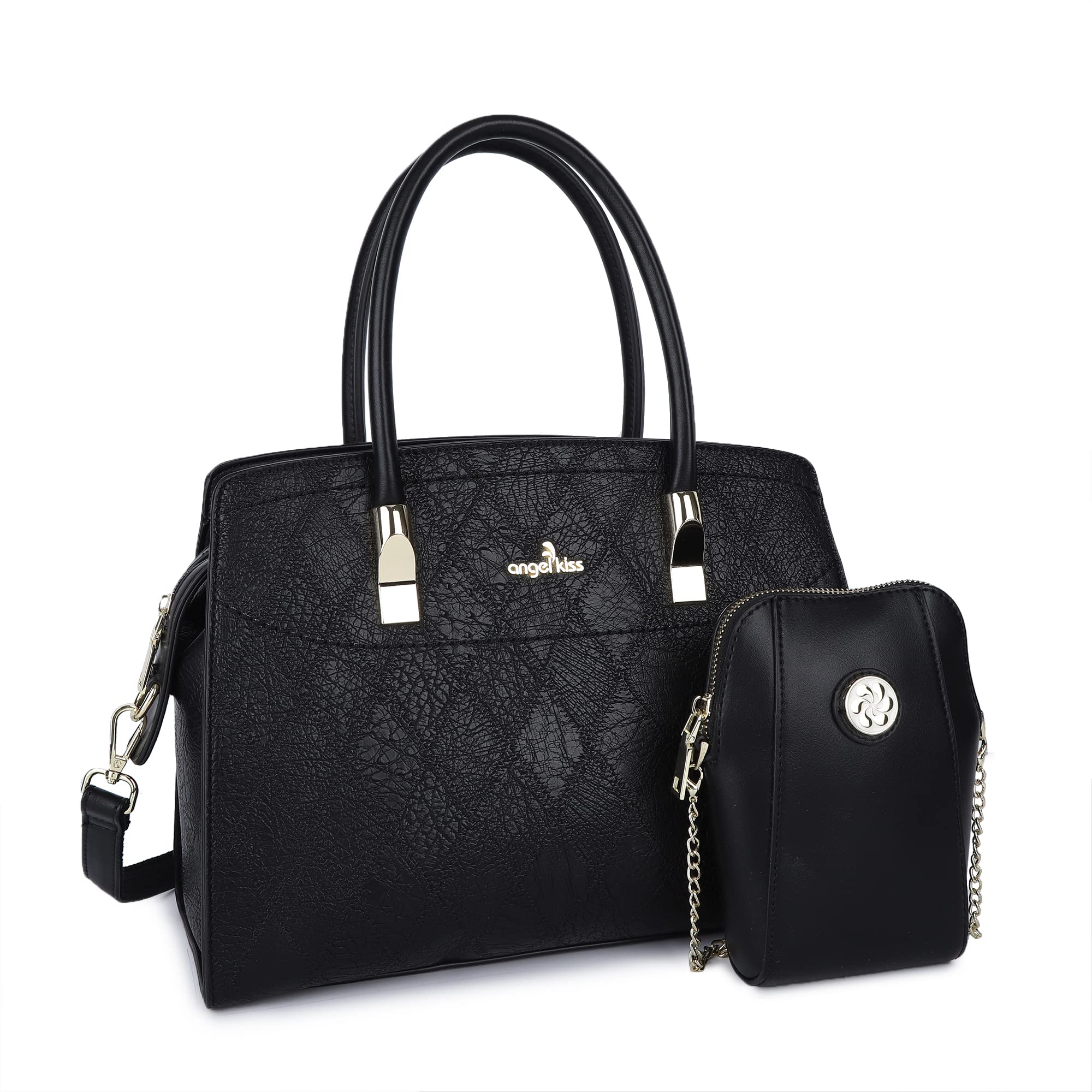 Stylish Women's Purses & Handbags - Fashion Satchel, Top Handle Work Tote, Crossbody Hobo Shoulder Bag with Matching Wallet Set - Perfect for Office, Travel & Everyday Use