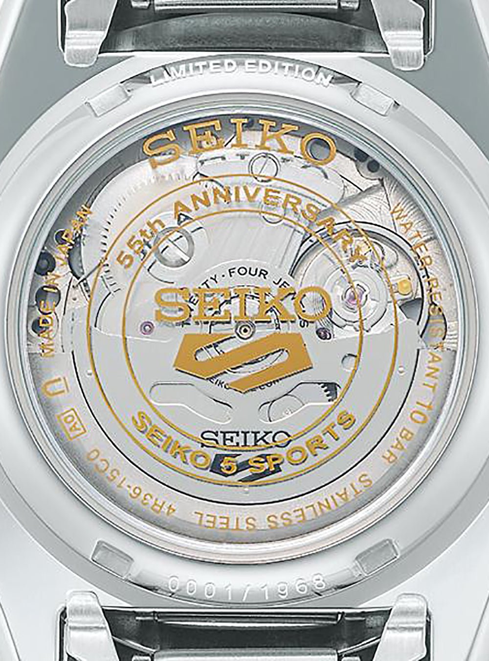 SEIKO 5 Sports SKX Automatic Watch - 55th Anniversary Limited Edition SBSA215 | Japanese Made JDM | Diver's Watch for Swimming, Snorkeling & Everyday Wear