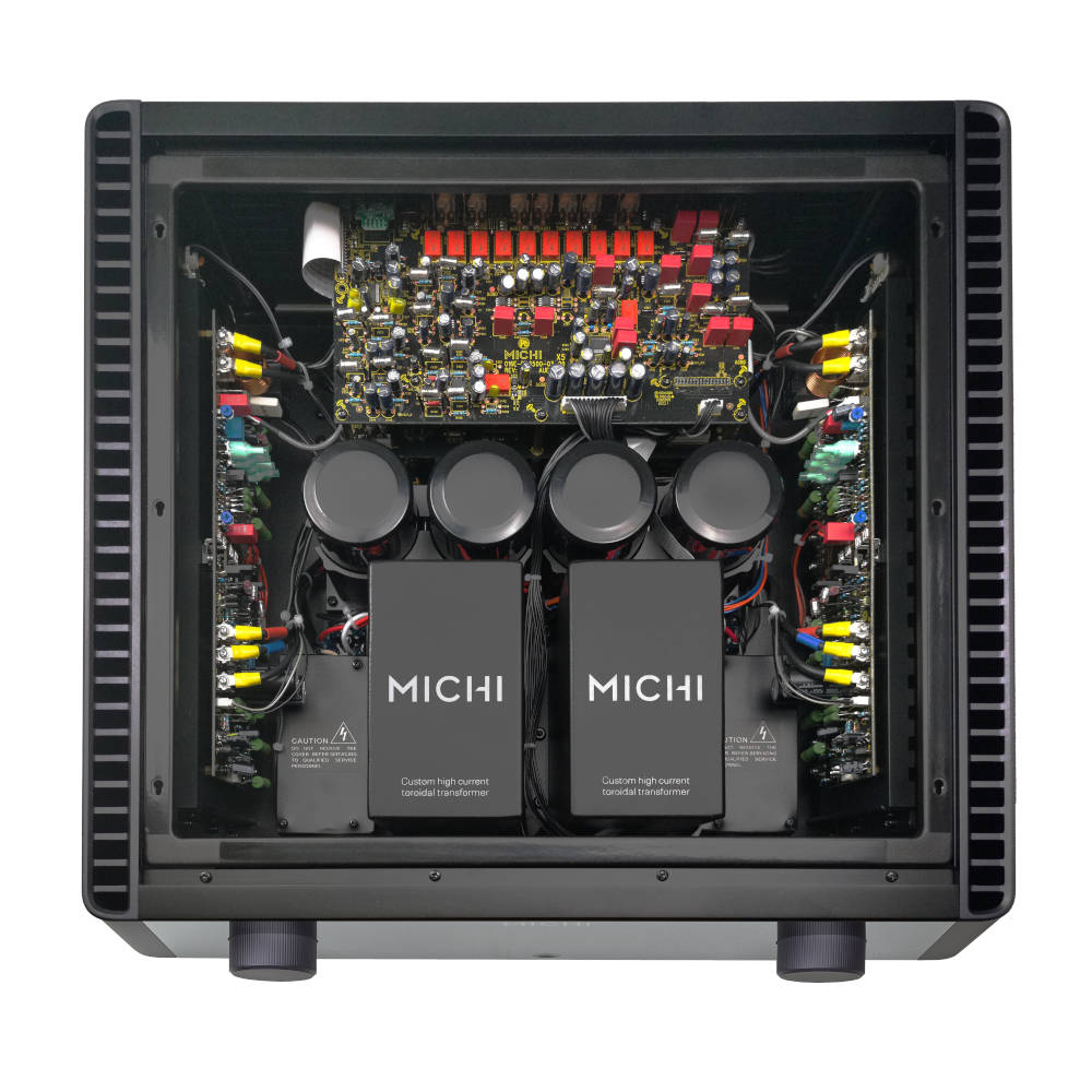 Michi X5 Series 2 Stereo Integrated Amplifier - High Power Home Audio Receiver with Bluetooth, Perfect for Home Theater & Music Listening