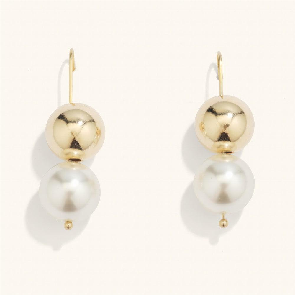 Elegant Pearl Drop Earrings for Women - 925 Sterling Silver Dangle Earrings with Freshwater Pearls - Perfect for Weddings, Parties & Special Occasions