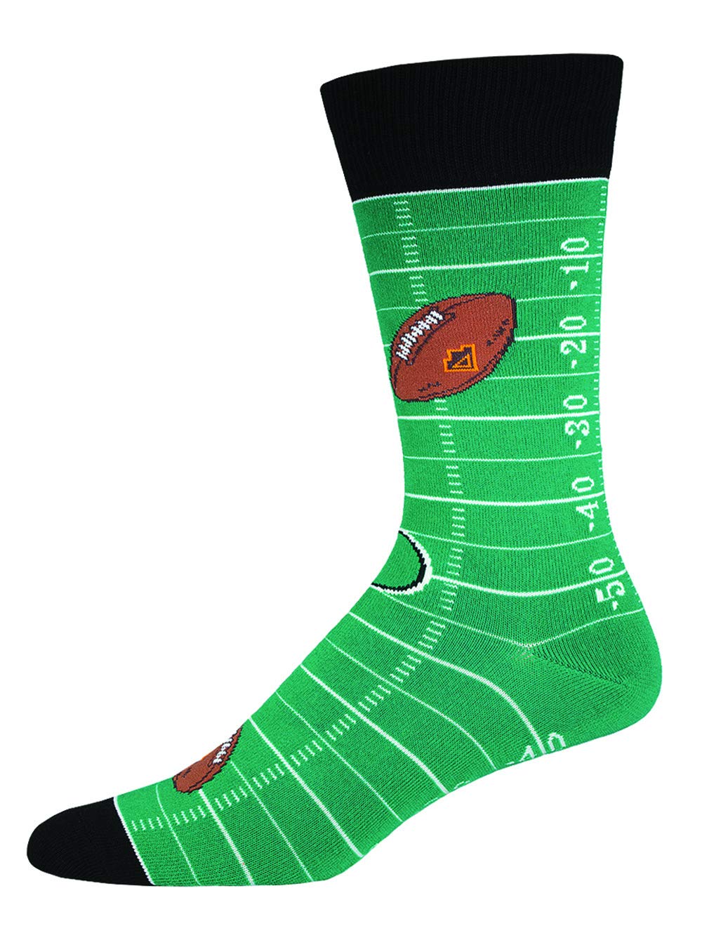 Socksmith Men's Football Crew Socks - Comfortable Athletic Socks for Sports & Casual Wear - Perfect for Football, Running, Gym & Everyday Use