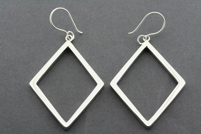 Exquisite Diamond Drop Earrings in Sterling Silver - Perfect for Weddings, Parties & Special Occasions