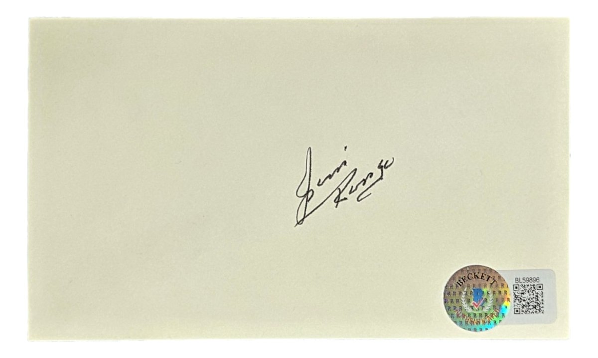 Jim Ringo Green Bay Packers Autographed Signed Index Card BAS BL59896 - Perfect for NFL Memorabilia Collectors and Sports Fans Display
