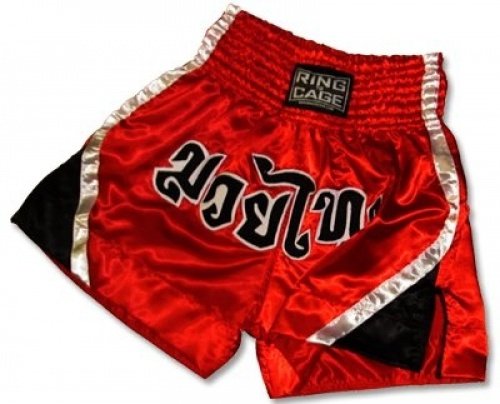 Premium Muay Thai Shorts for Men & Women - Breathable, Lightweight & Comfortable Training Shorts - Ideal for MMA, Kickboxing & Muay Thai Workouts - Red
