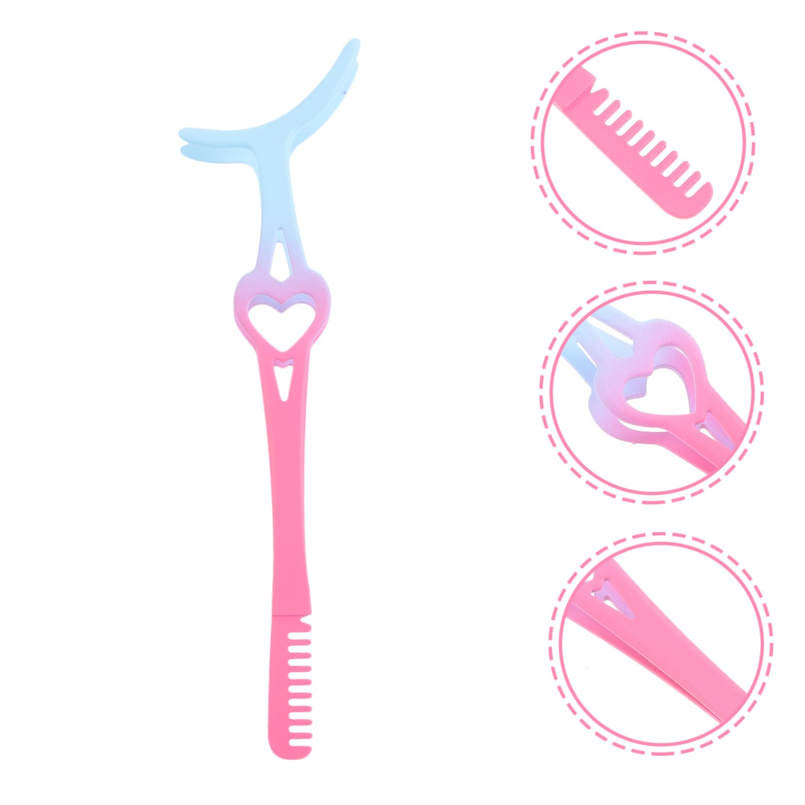 Professional Stainless Steel Eyebrow & Eyelash Tweezers - Slanted Tip Lash Holder for Precise Grooming - Perfect for Salon, Home Use & Makeup Kits