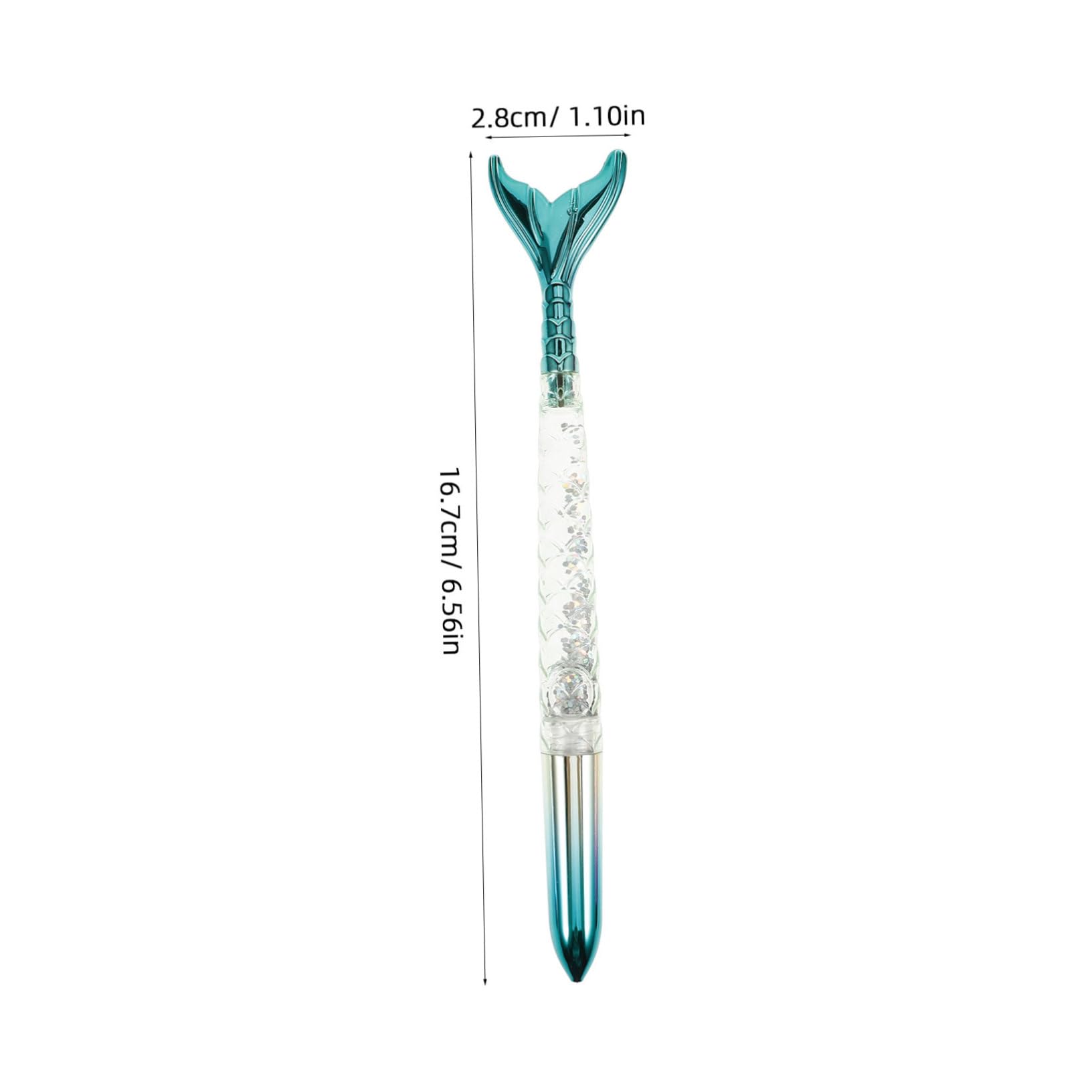 4pcs Mermaid Ballpoint Pens - Smooth Writing Black Ink Pens for Kids & Adults - Decorative, Adorable & Portable for School, Office & Home Use - Perfect for Notes, Journaling & Gift Giving
