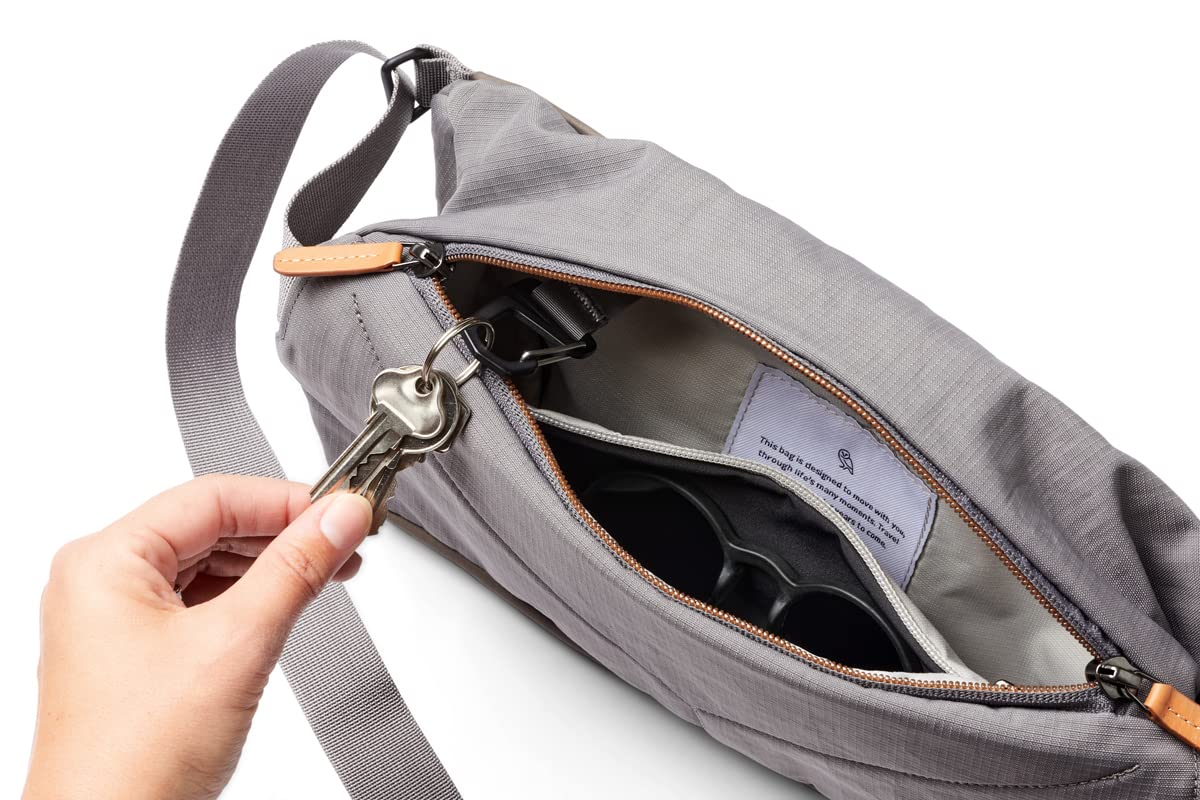 Bellroy Premium Leather Sling Bag for Men & Women - 7L Crossbody Bag for Travel, Work & Everyday Use | Durable & Stylish Shoulder Bag