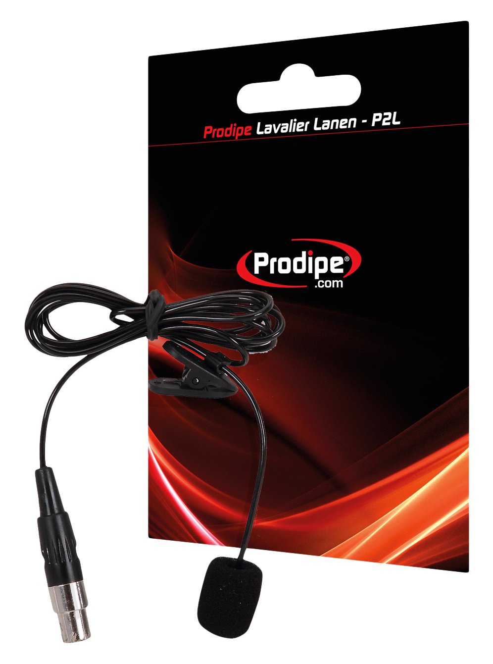 P2L Lavalier Lapel Microphone - Wired Omnidirectional Condenser Mic for Recording, Interviews, YouTube Videos & Podcasts - Professional Clip-on Mic with Noise Reduction & Clear Sound