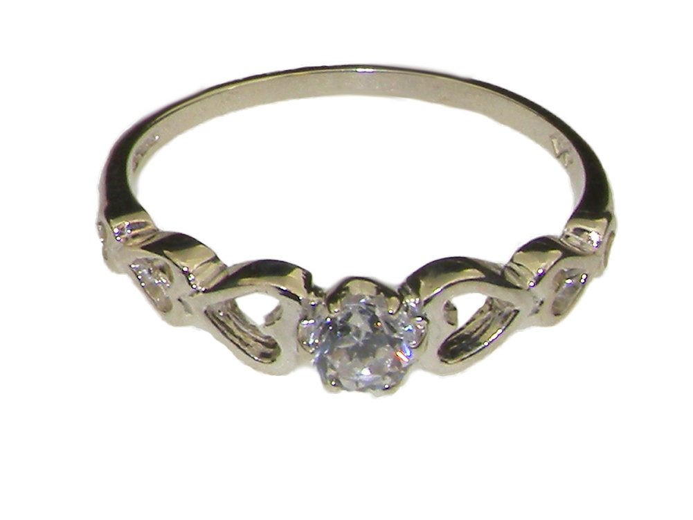 925 Sterling Silver Cubic Zirconia Women's Band Ring - Elegant Stackable Wedding Ring, Promise Ring or Fashion Jewelry - Perfect for Daily Wear, Anniversary Gifts & Special Occasions
