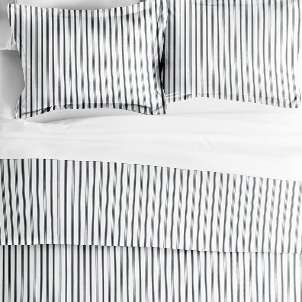 Vertical Dreams 3-Piece Duvet Cover Set - Modern Geometric Pattern Bedding - Perfect for Master Bedroom, Guest Room & Dorm Decor