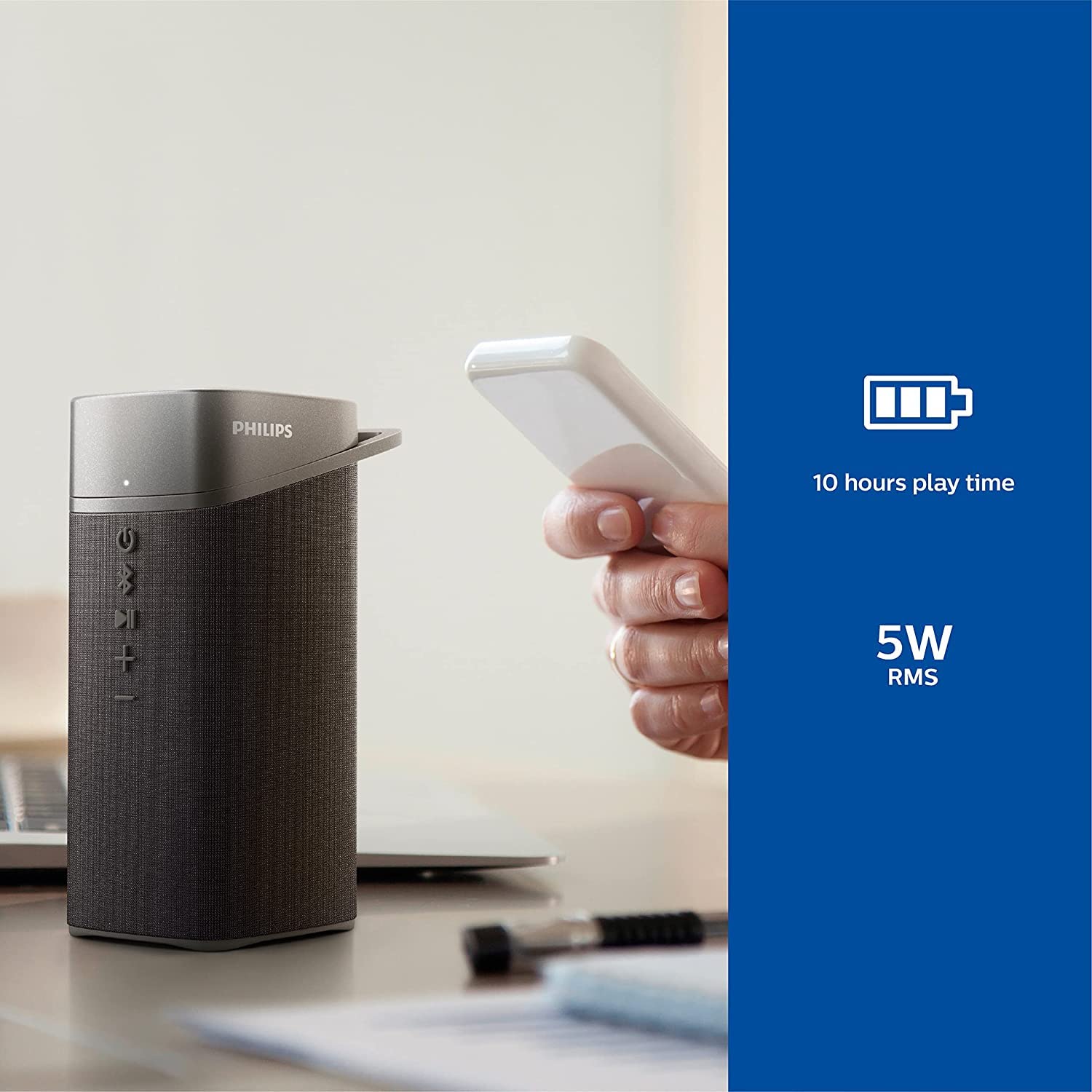 Portable Bluetooth Speaker with HD Sound, 185W Powerful Bass - Perfect for Outdoor Parties, Travel & Home Use
