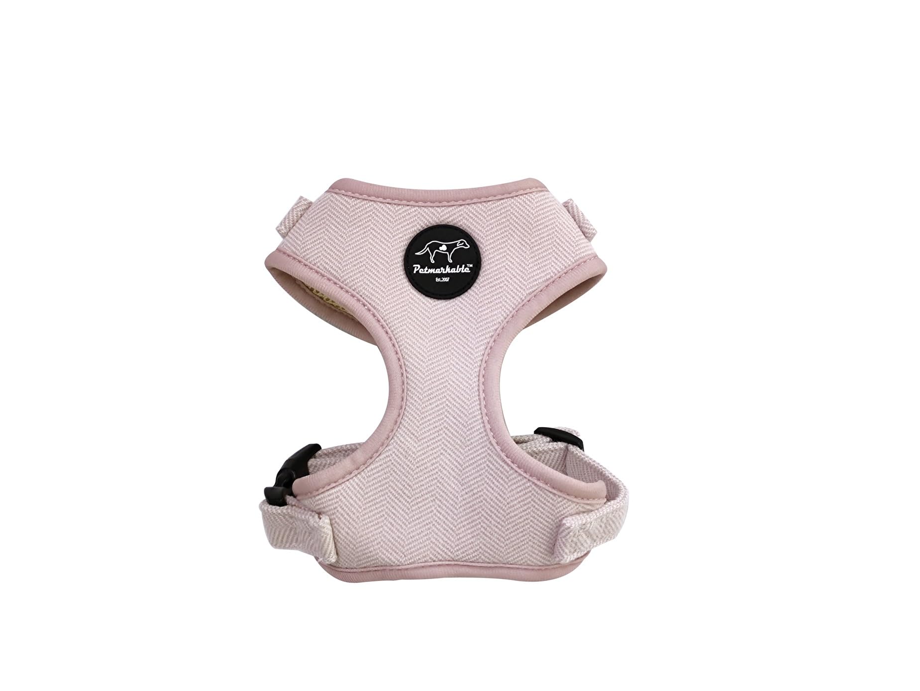 Adjustable Soft Breathable Padded Mesh Dog Harness for Small Dogs & Puppies - Lightweight Comfortable Training Vest with Adjustable Straps (Beige, XS) - Perfect for Walking, Hiking & Outdoor Adventures