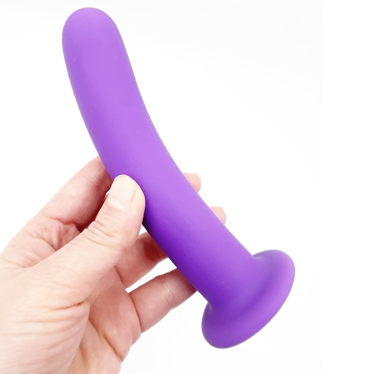 Realistic Silicone Strap-On Dildo for Women - Adjustable Strapless Harness with 2 Removable Dildos, G-Spot Stimulation - Perfect for Lesbian Couples & Solo Play (Purple) | Bedroom Toys, Couples Play & BDSM Exploration