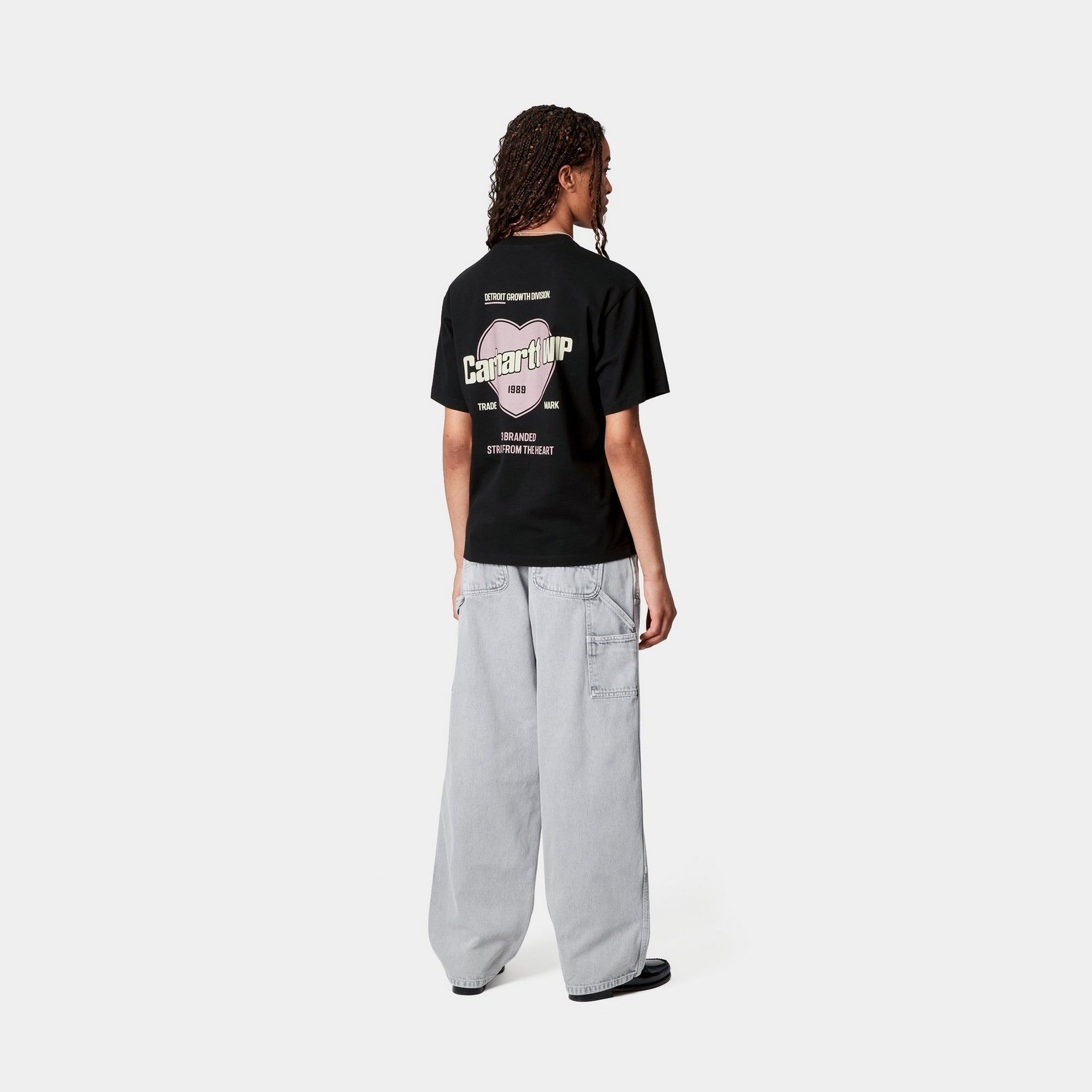 Women's Growth T-Shirt - Black | Comfortable & Stylish Casual Tee for Everyday Wear, Gym, and Outings