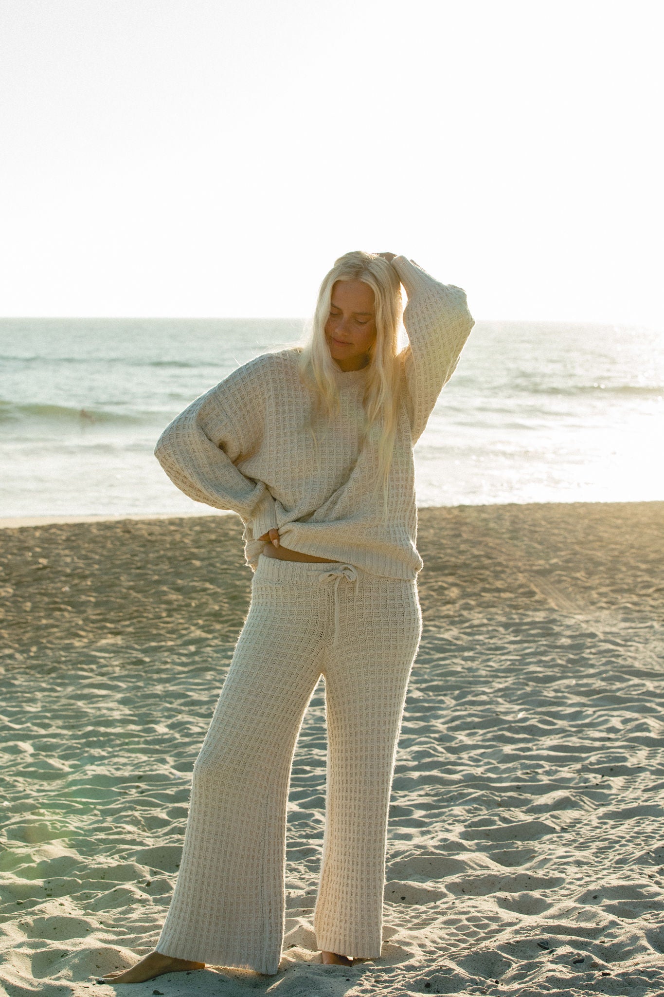 Cozy Waffle Knit Pants for Women - Soft Thermal Lounge Pants for Winter, Fall & Home Relaxation | Perfect for Yoga, Sleeping & Casual Wear