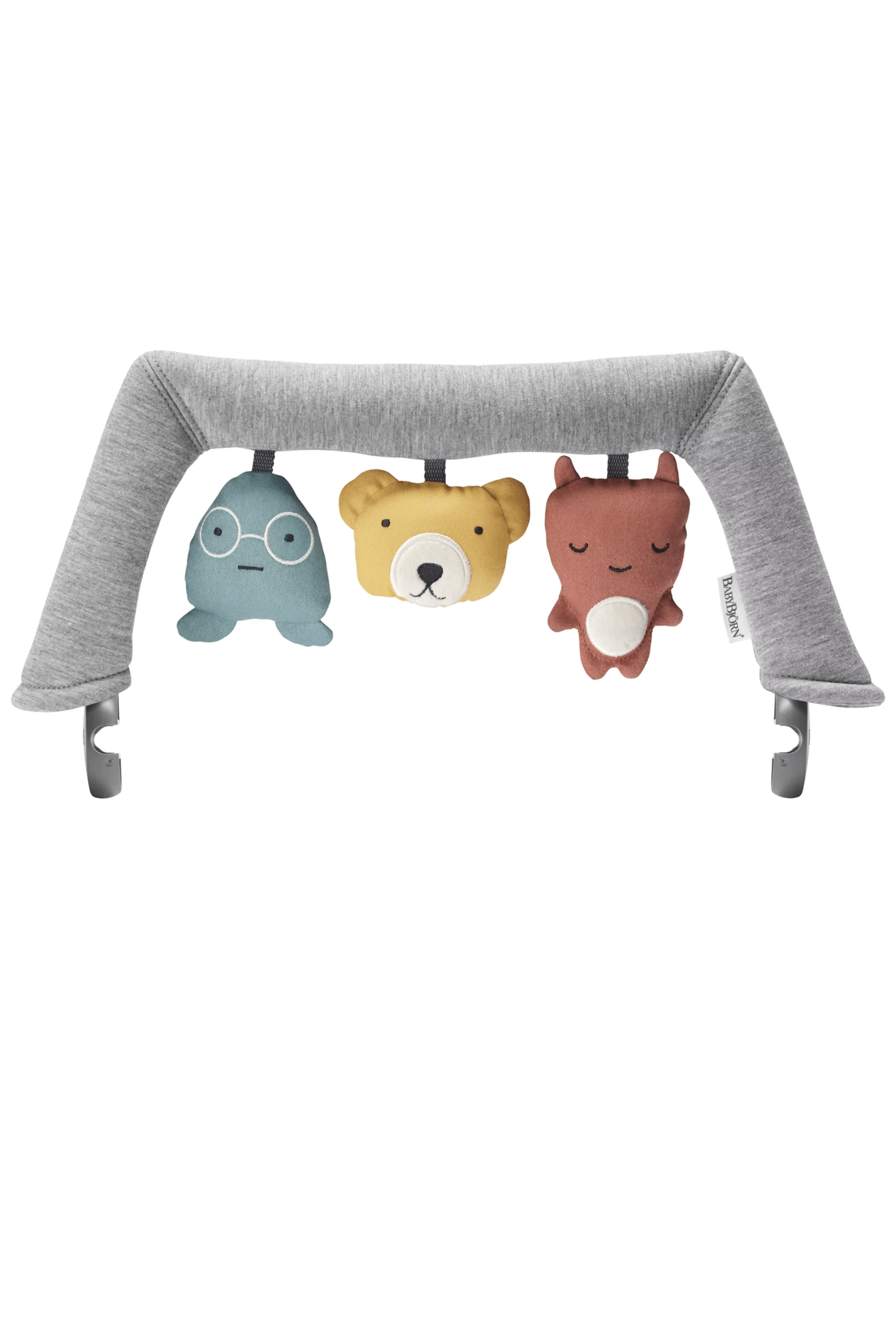 Baby Bjorn Bouncer Bliss - Premium Quilted Cotton Baby Bouncer in Anthracite Gray | Ergonomic Infant Seat for Newborns to Toddlers | Perfect for Nursery, Living Room & Travel