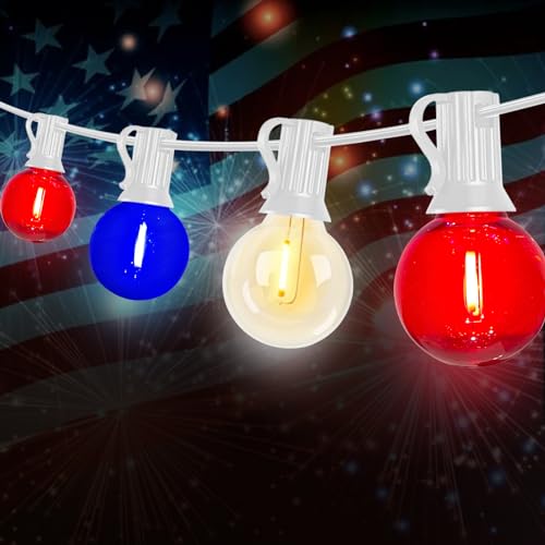 LED Red White Blue