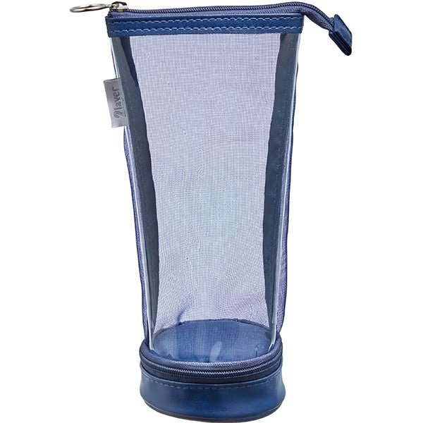2 Layer Stand Pen Case - Premium Raymay Fujii Pencil Holder for Artists & Students - Perfect for Desk Organization & School Supplies Storage