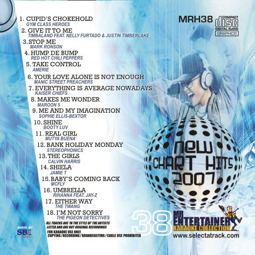 MRH038 Chart Hits Volume 38 May 2007 - Top Billboard Songs & Popular Music Hits for Parties, Workouts, and Road Trips
