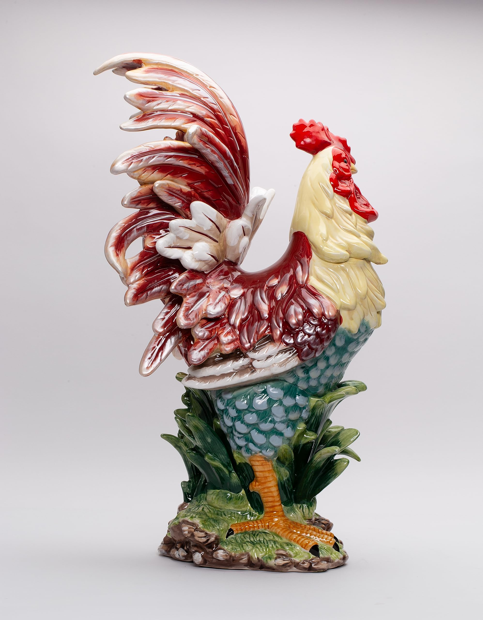 Cosmos Gifts Large Tuscan Rooster Figurine - 23.5