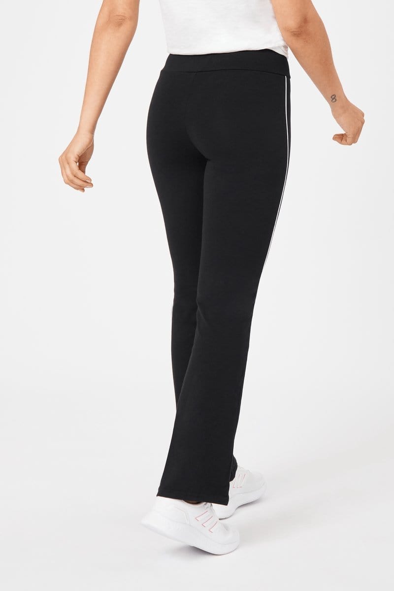 Women's Black Jazz Pants - Stretchy & Comfortable Dance Pants for Jazz, Ballet, Yoga & Fitness - Perfect for Dance Classes, Workouts & Casual Wear