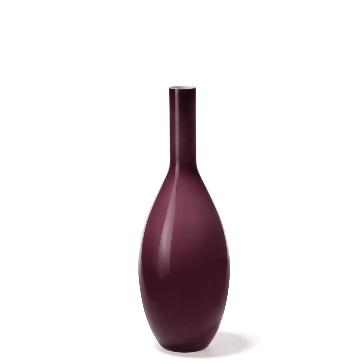 Lilac Ceramic Flower Vase - 19.7 Inches (50cm) Tall Decorative Home Vase for Fresh or Artificial Flowers - Perfect for Living Room, Dining Table, Wedding Centerpiece, and Home Decor
