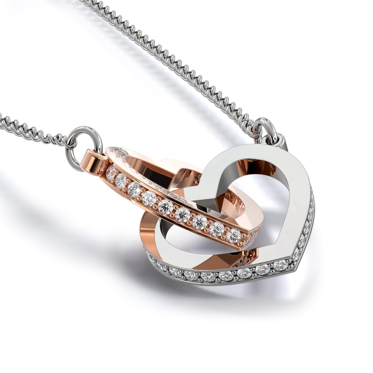 Granddaughter Necklace - Heartfelt Gift from Grandpa & Grandma, Birthday & Graduation Jewelry with Message Card & Gift Box - Perfect for Special Occasions & Keepsake Memories
