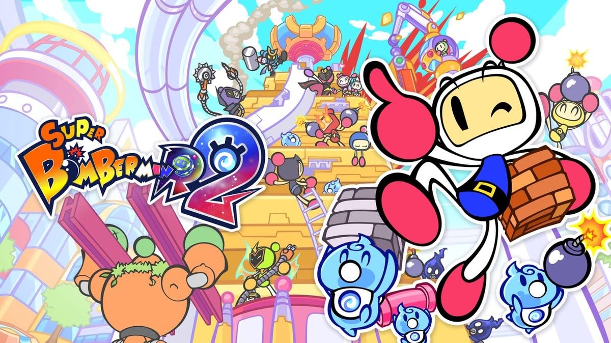 Super Bomberman R 2 for PlayStation 5 (PS5) - Explosive Multiplayer Action Game | Perfect for Family Game Nights & Party Entertainment