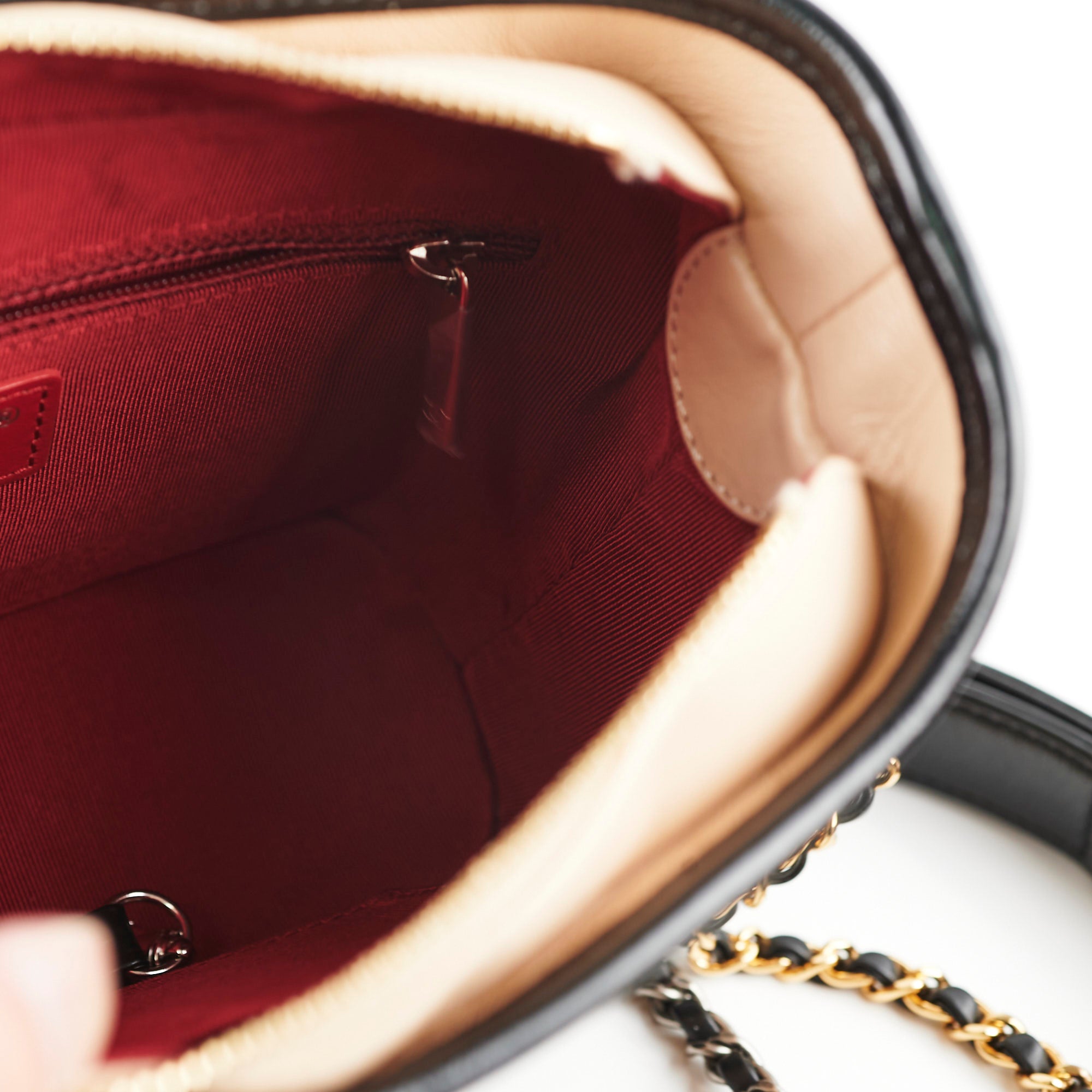 Chanel Small Gabrielle Hobo Bag in Beige & Black - Luxury Crossbody Purse for Women | Perfect for Work, Travel & Evening Events