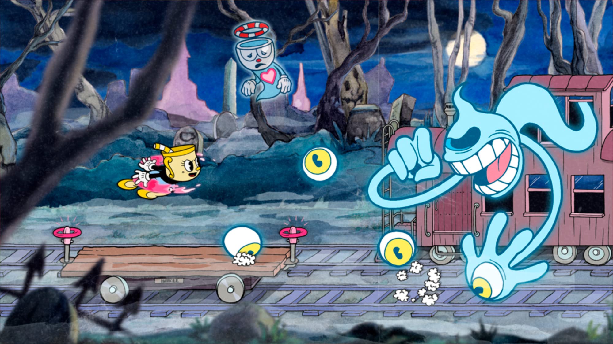 Cuphead Game for PlayStation 4 - Classic Run and Gun Action Adventure Video Game | Perfect for Single Player & Multiplayer Gaming Nights