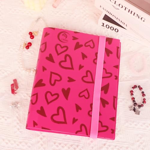 300 Grids+150 pvc bags,Pink heart