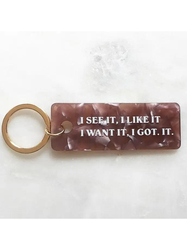 I See It, I Like It Keychain - Trendy Fashion Accessory for Bags, Keys & Backpacks - Perfect Gift for Friends & Daily Use