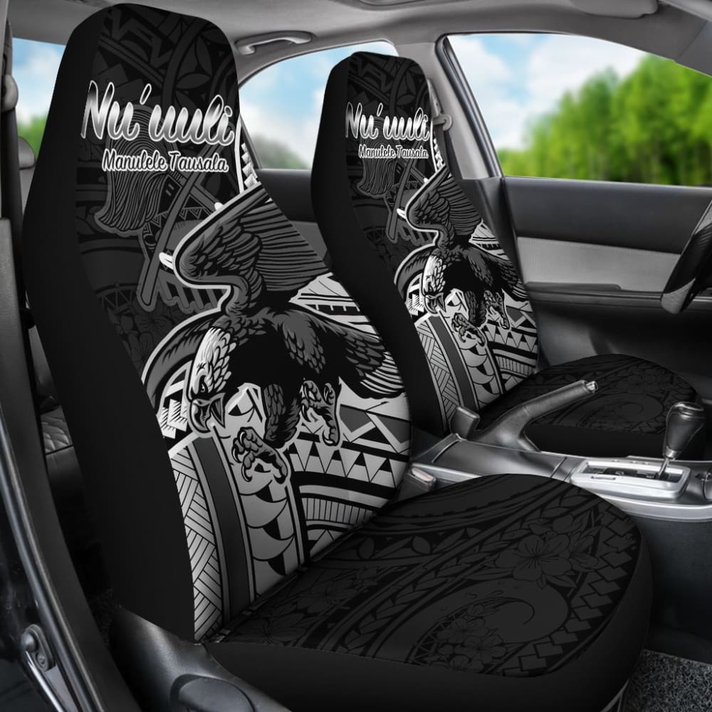 Premium American Samoa Car Seat Covers - Nu'Uuli Polynesian Tribal Pattern Design - Universal Fit for Cars, Trucks & SUVs - Perfect for Travel, Commuting & Cultural Enthusiasts
