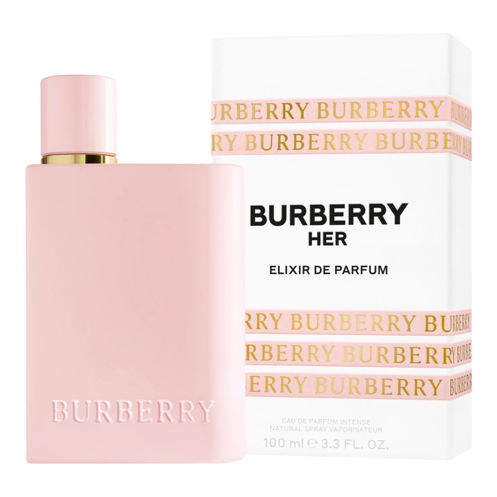 Burberry Her Elixir De Parfum 3.4 oz Women's Eau de Parfum - Long Lasting Floral Scent for Date Night & Special Occasions