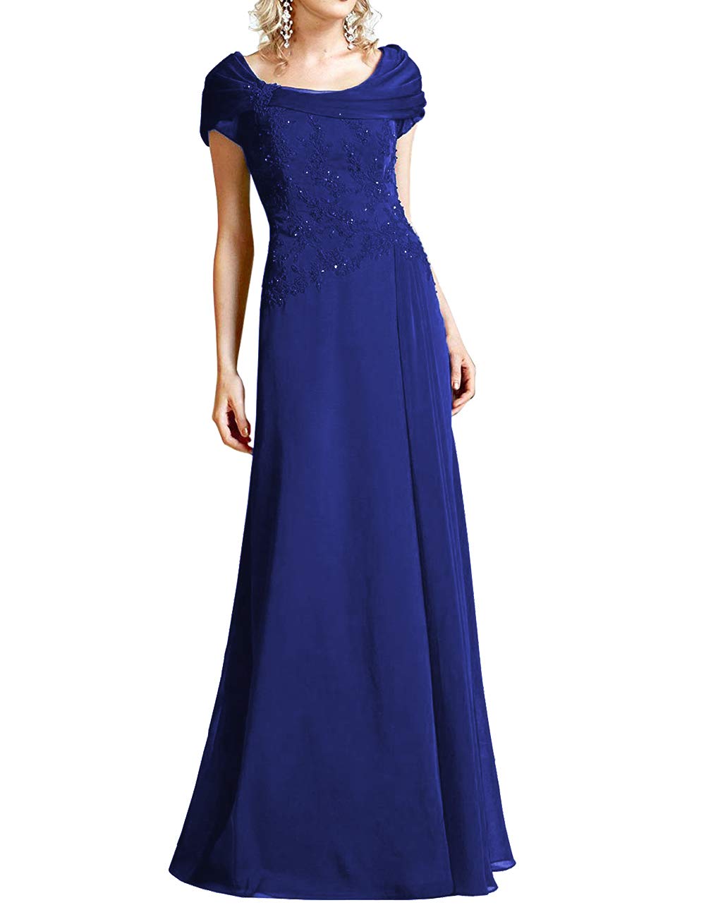 Elegant Mother of The Bride Dresses - Lace Formal Gowns for Weddings & Special Occasions | Long Evening Dress with Wrap Shawl | Perfect for Weddings, Proms & Formal Events