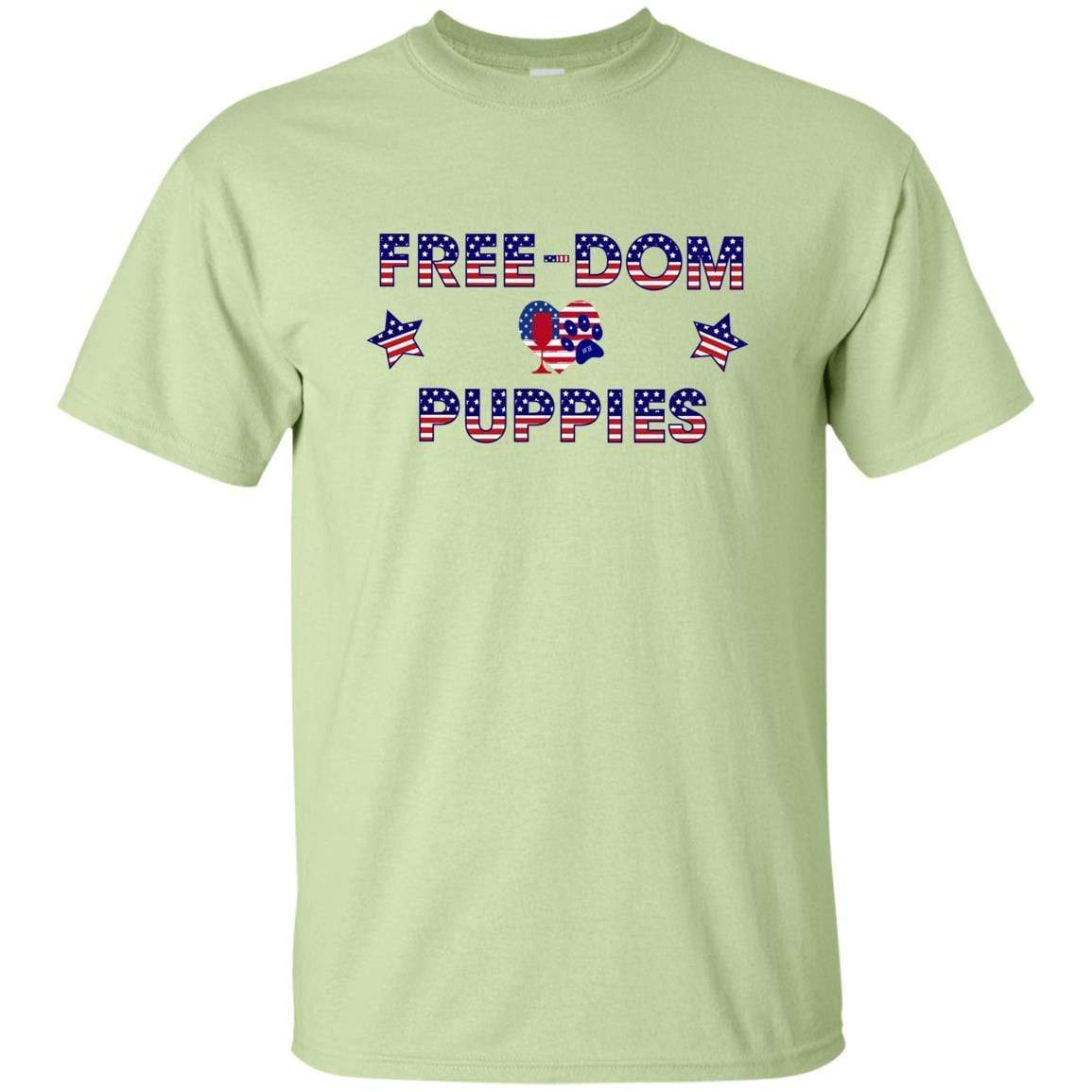 WineyBitches.Co Free Dom Puppies Ultra Soft Cotton T-Shirt - Comfortable Casual Wear for Dog Lovers, Pet Owners & Fun Outfits