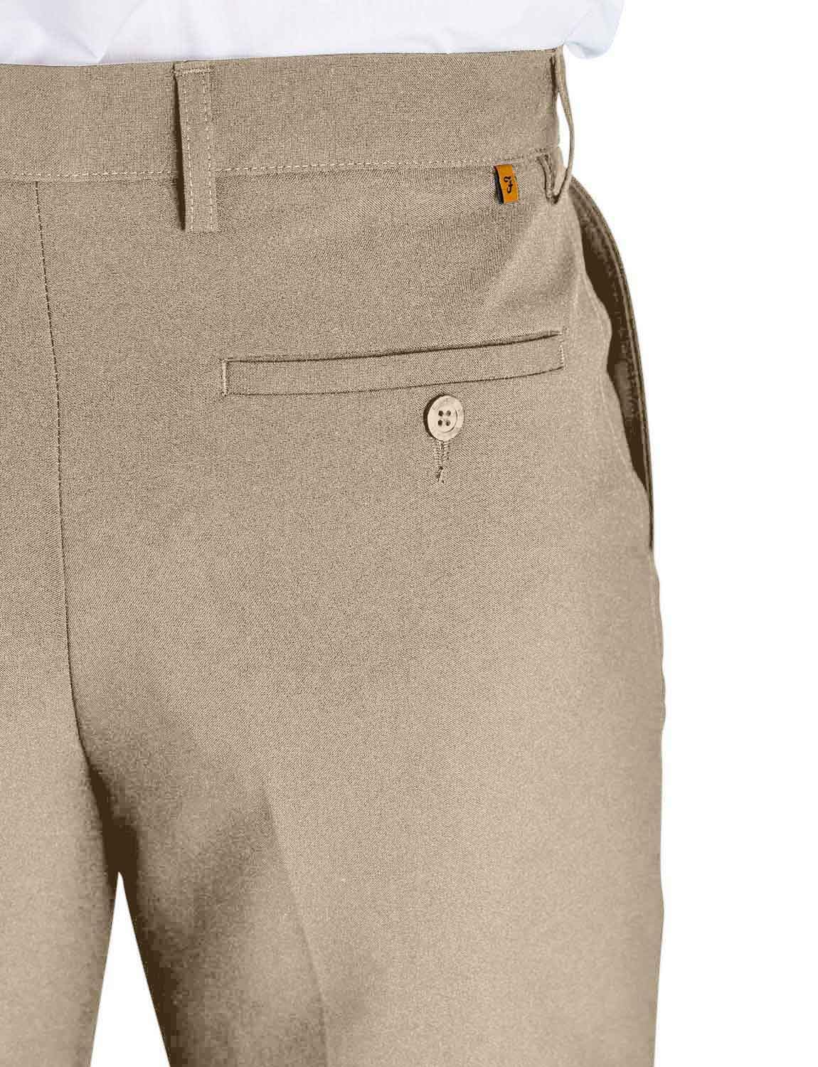 Classic Men's Dress Pants with Slant Pockets - Formal Office Wear & Business Attire for Professional Men