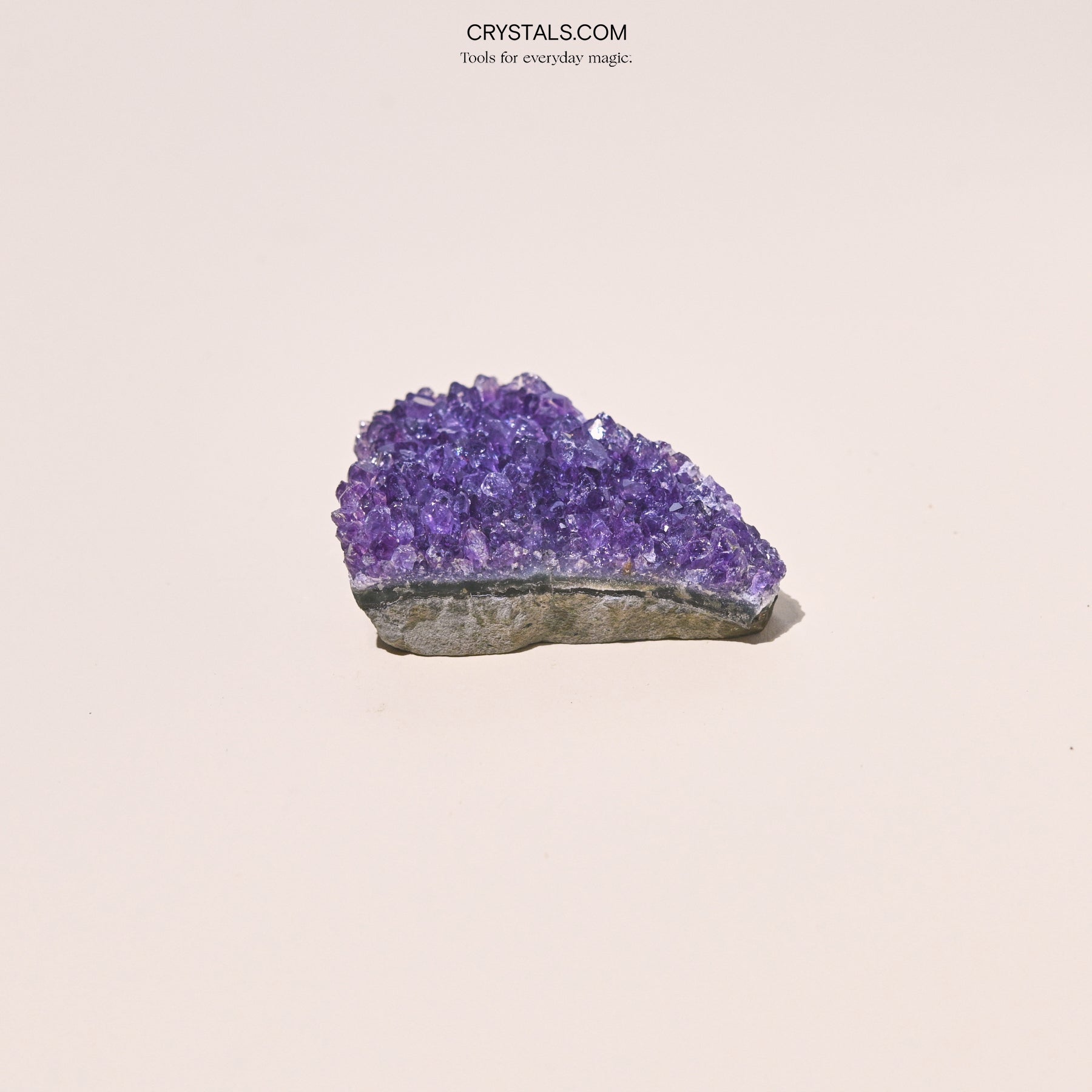 Natural Brazilian Amethyst Cluster - Raw Purple Crystal Specimen for Healing, Meditation & Home Decor | Spiritual Gifts, Reiki Energy Stone, Feng Shui Display