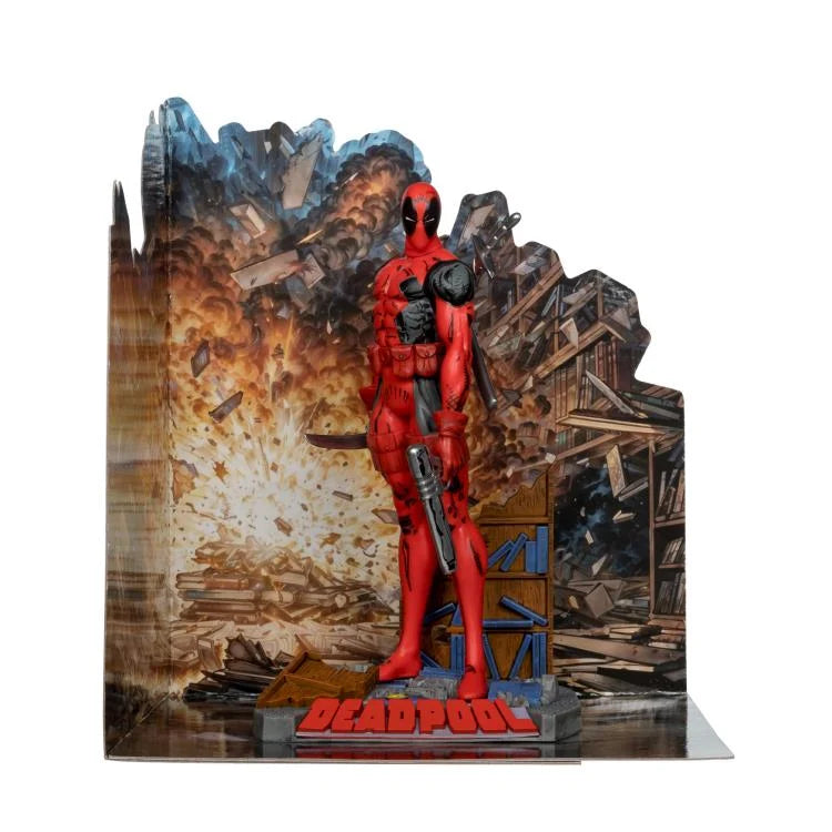 Marvel Comics Deadpool 1/10 Scale Action Figure - New Mutants #98 Collectible Model for Superhero Fans | Perfect for Display, Gifts, and Comic Book Collections