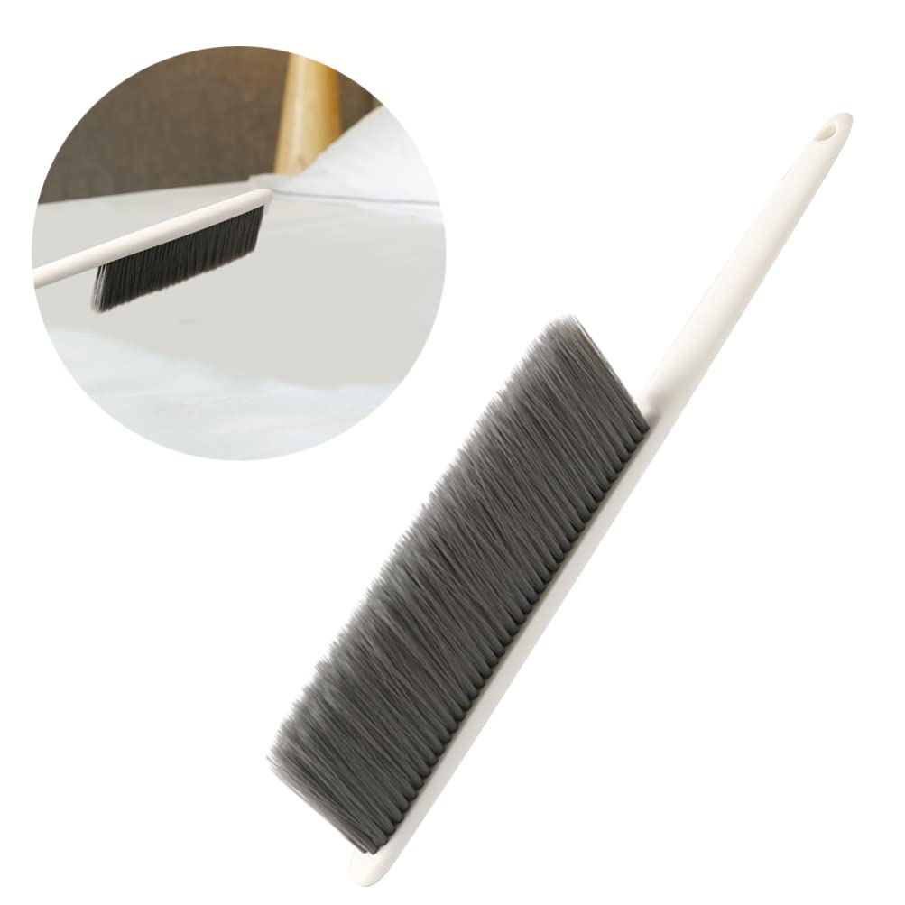 DECHOUS Soft Bristle Carpet Cleaning Brush - Multi-Surface Dusting Brush for Bedroom, Hotel, Car & White Comforters | Gentle Fur & Quilt Cleaning Tool for Home & Commercial Use