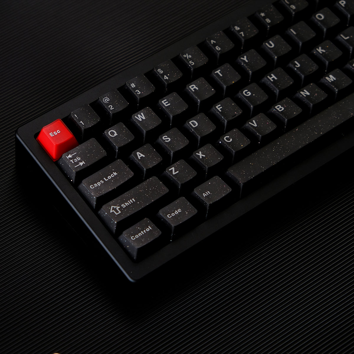 Custom Neon Glitter Semi-Transparent Magnetic Axis Mechanical Keyboard Keycaps - ABS Material, Two-Tone Design, OEM Profile - Perfect for Gaming, Typing & Custom Keyboard Builds