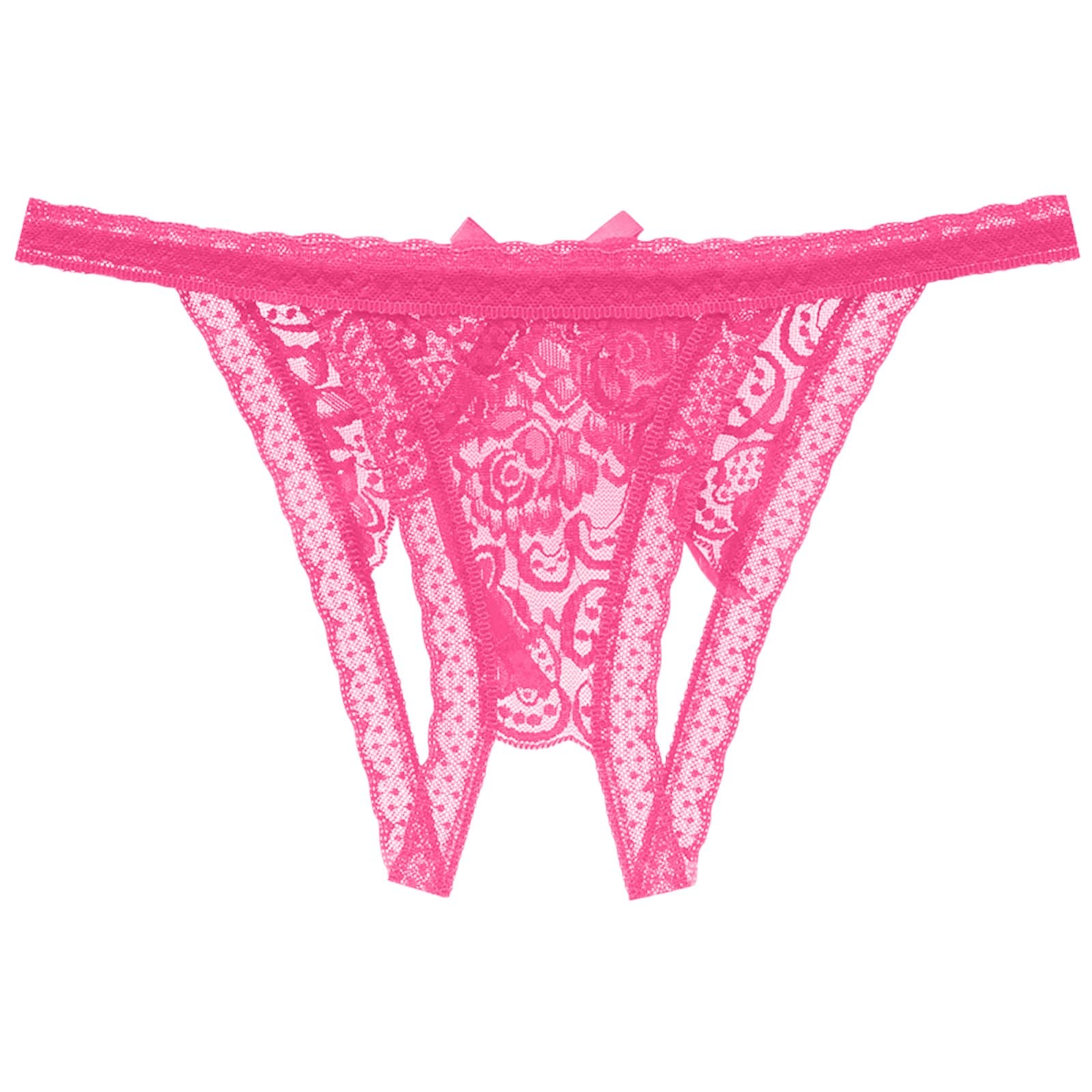 Sexy Lace Back Cutout Panties for Women - Mesh Bikini Underwear with Seamless Cotton Comfort - Perfect for Date Night, Couple Matching & Sensual Occasions