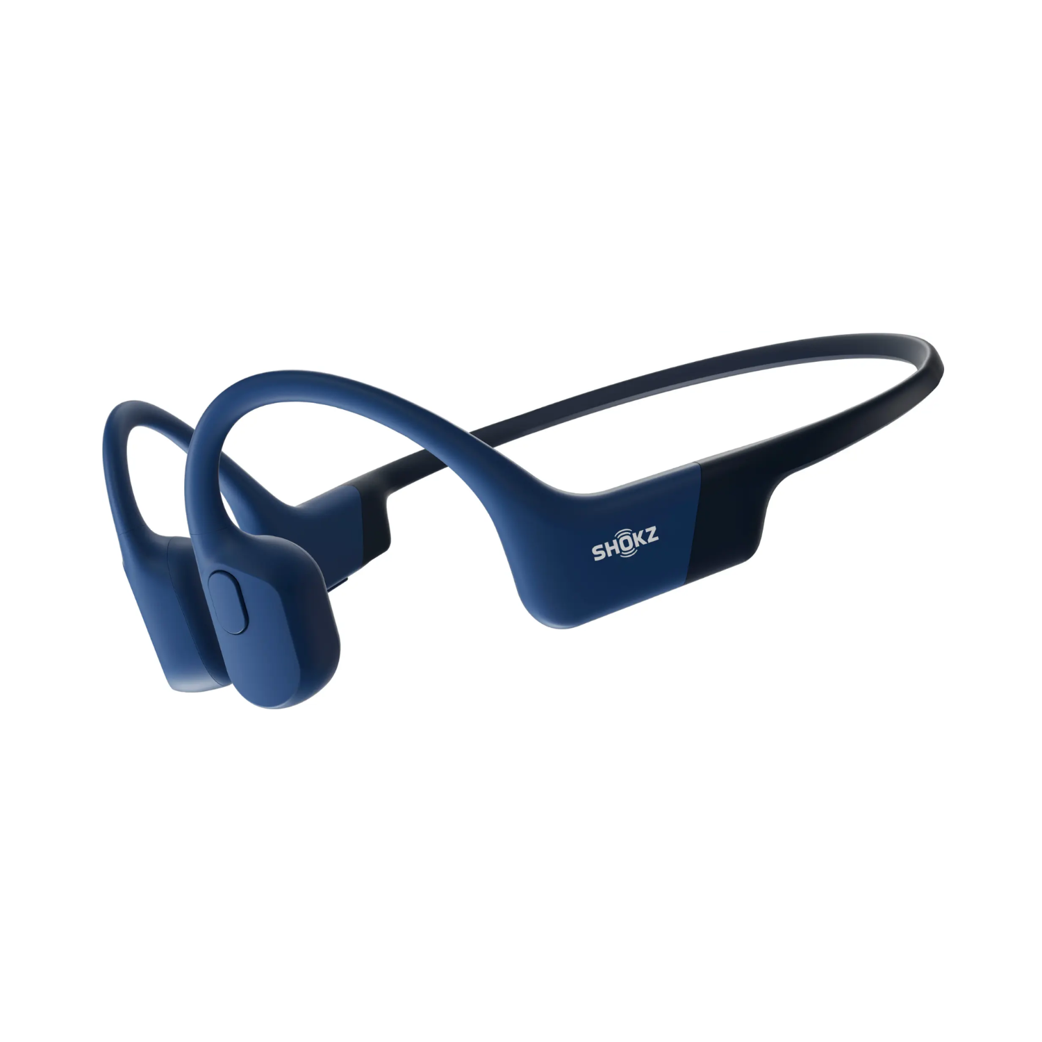 Shokz OpenRun Bone Conduction Wireless Headphones - Blue | Perfect for Running, Cycling & Outdoor Sports
