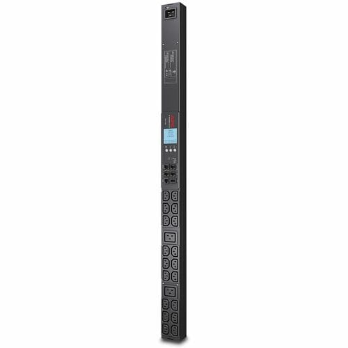 APC by Schneider Electric Metered Rack PDU AP8858 - 20 Outlets (18x C13, 2x C19) | C20 Input | 200V/208V/230V | 0U Rack Mountable | Ideal for Data Centers & Server Rooms