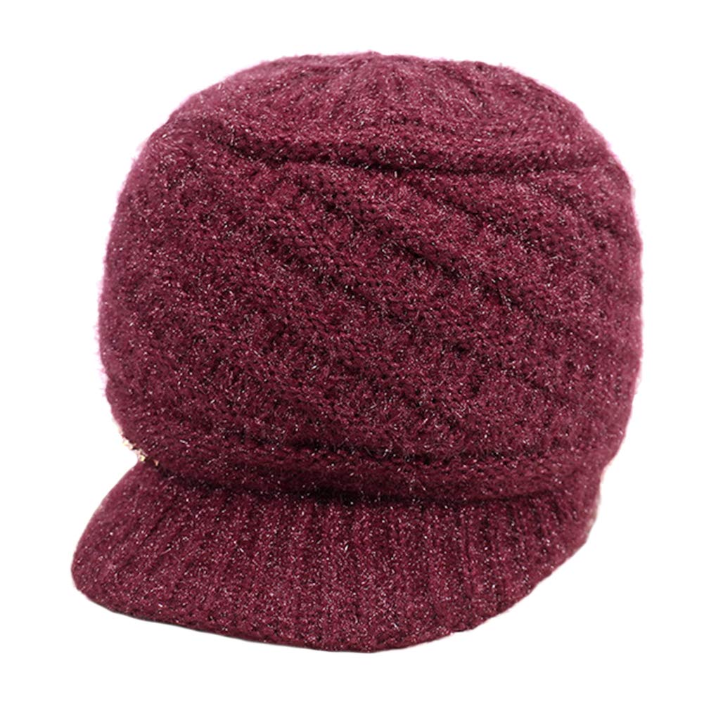 Locomo Velvet Winter Beanie for Women - Super Warm Skull Cap for Cold Weather