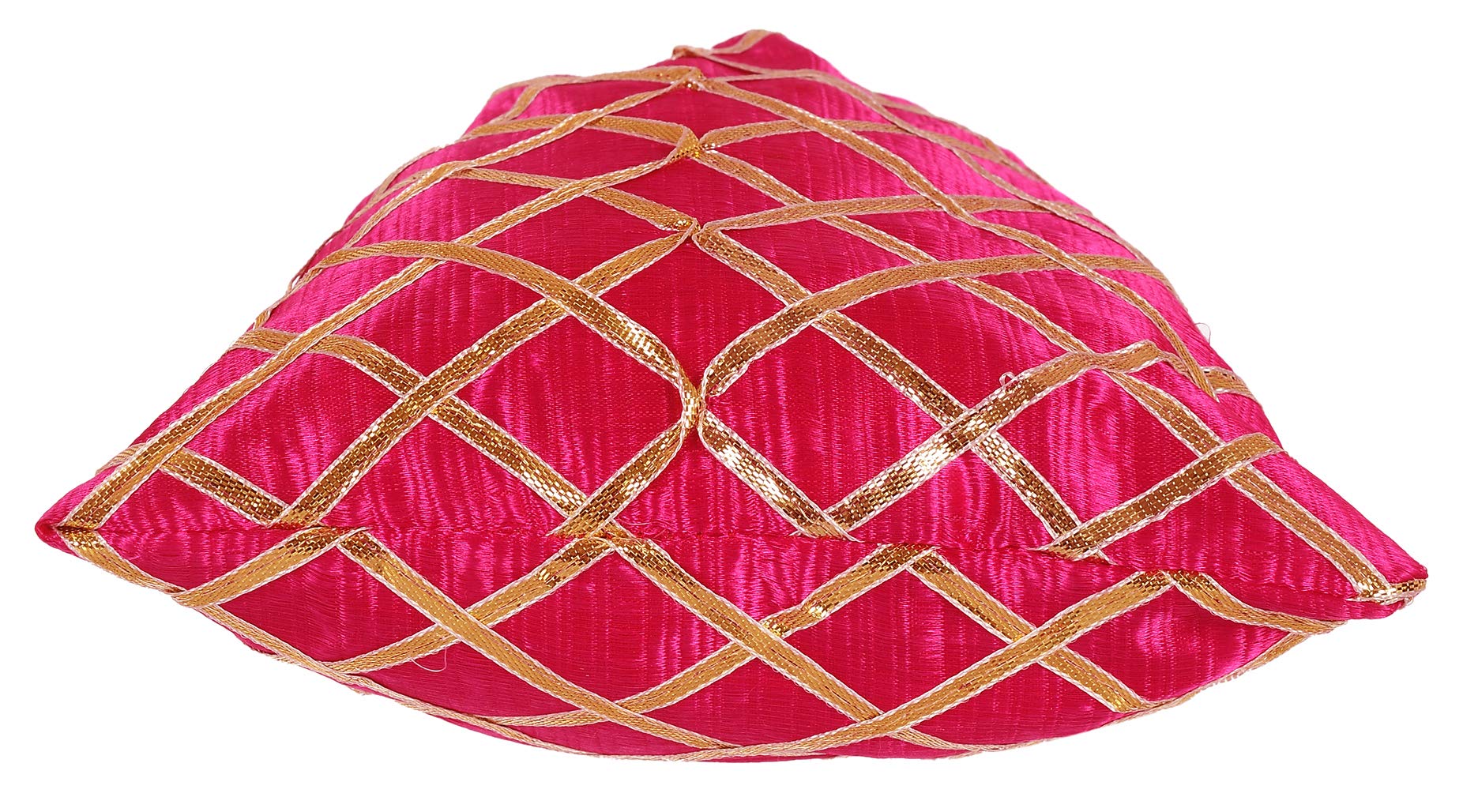 Kuber Industries Drawstring Potli Bag for Party Wedding Favors - Jewelry Pouch Gift Bags in Red & Pink - Perfect for Bridal Showers, Bachelorette Parties & Festive Celebrations