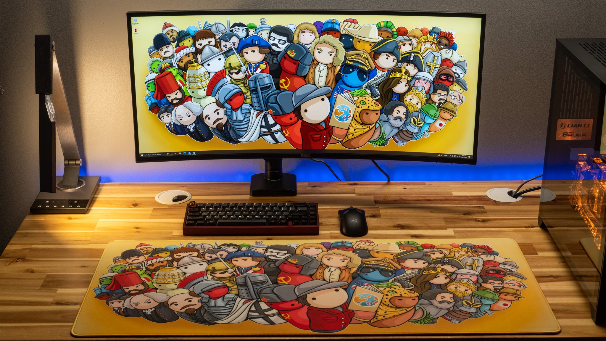 AlternateHistoryHub The Gang's All Here Limited Edition Gaming Desk Mat - Content Creator Collaboration Mouse Pad for PC & Console Gamers | Perfect for Streaming, Esports & Home Office Setup