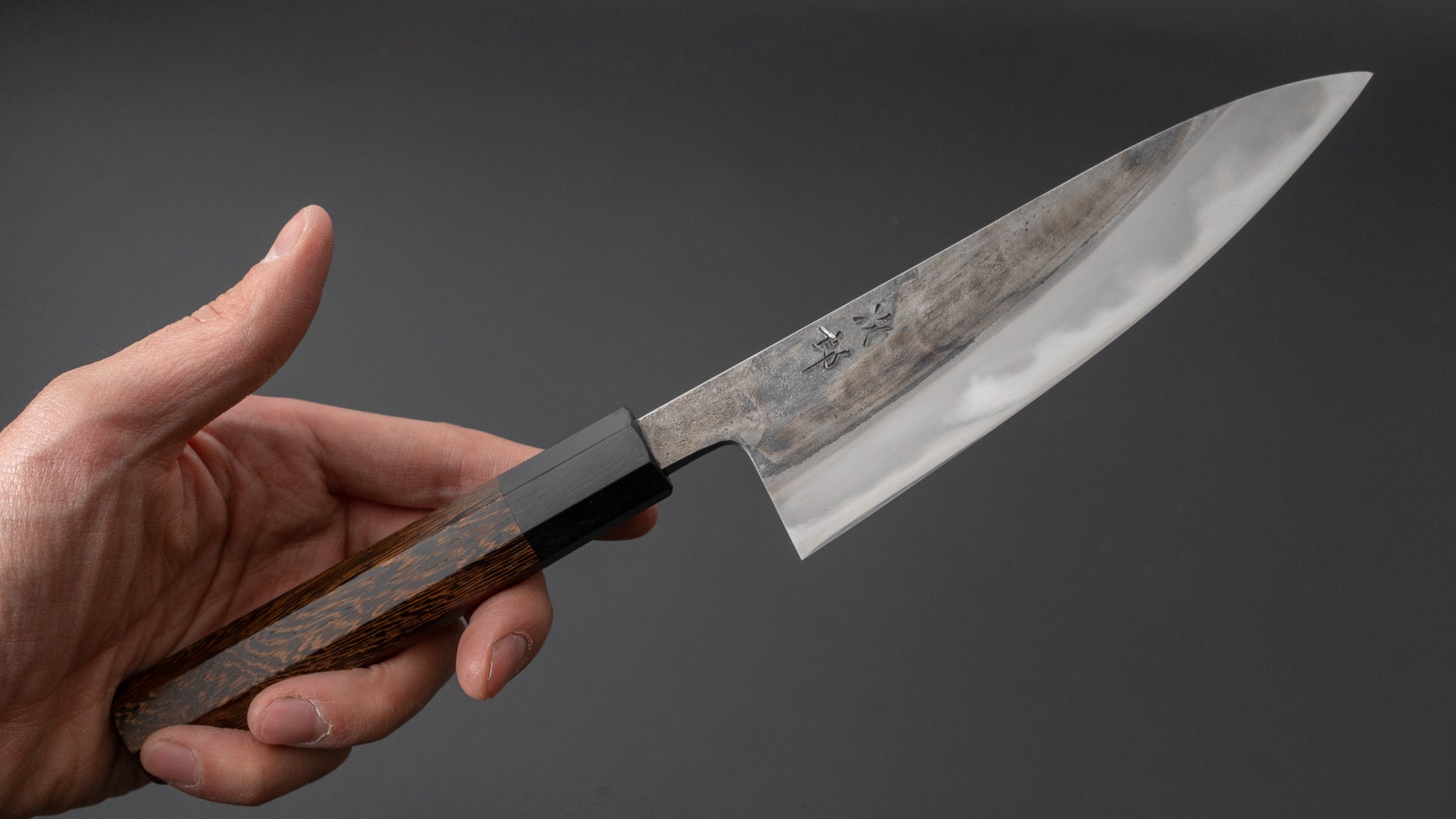 Jiro Tsuchime Petty Knife 150mm - Premium Taihei Tagayasan Handle (#449) - Perfect for Home Chefs & Professional Kitchens