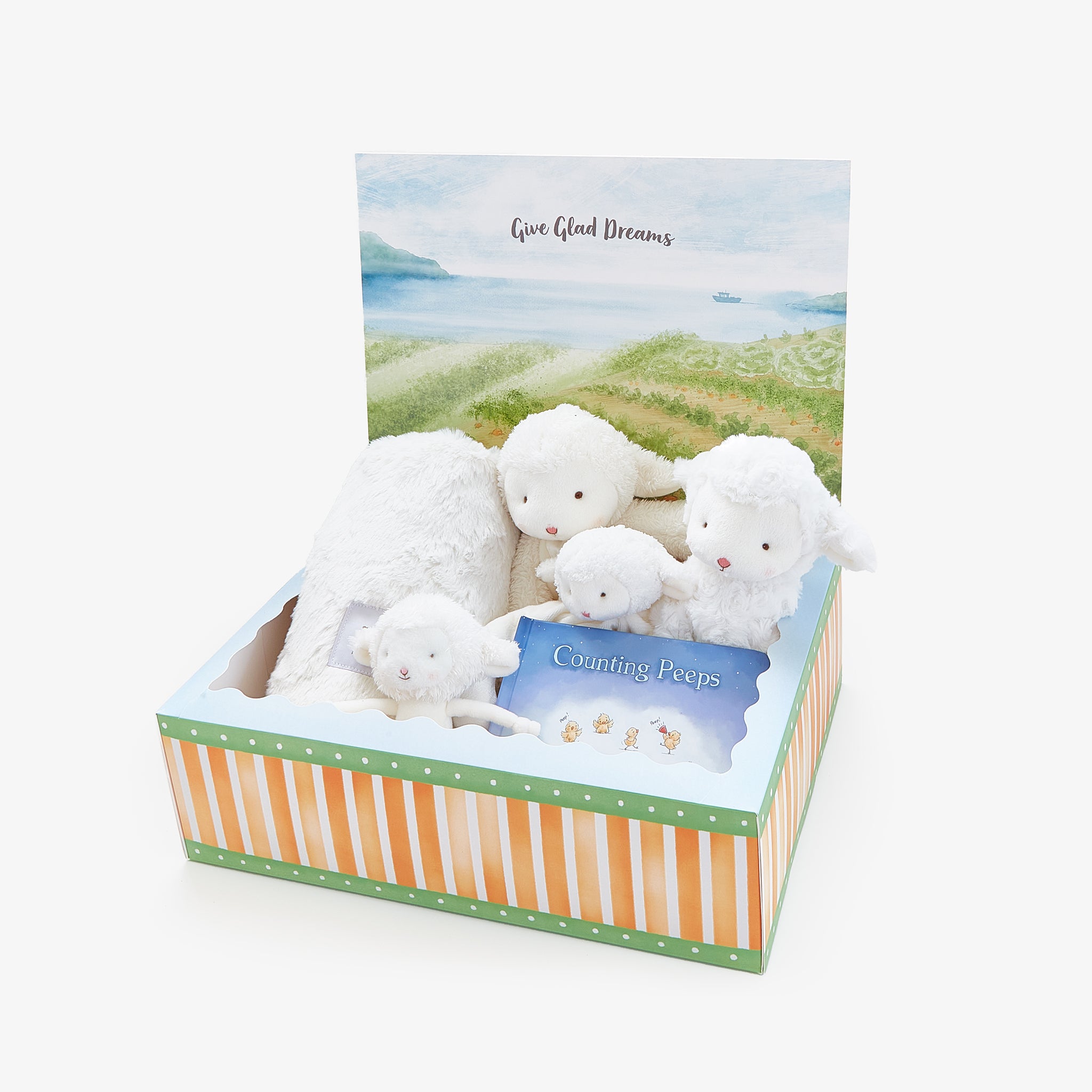 Bunnies Do Delight! Kids Gift Set - Soft Cream Plush Toy for Easter, Birthday & Baby Shower Presents | Perfect for Nursery Decor & Toddler Playtime